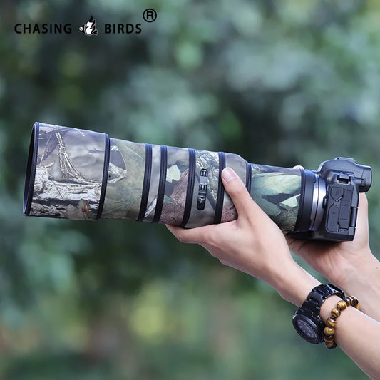 Chasing birds camouflage lens coat for CANON RF 600 F11 IS waterproof and rainproof lens protective cover canon rf 600mm f11 STM