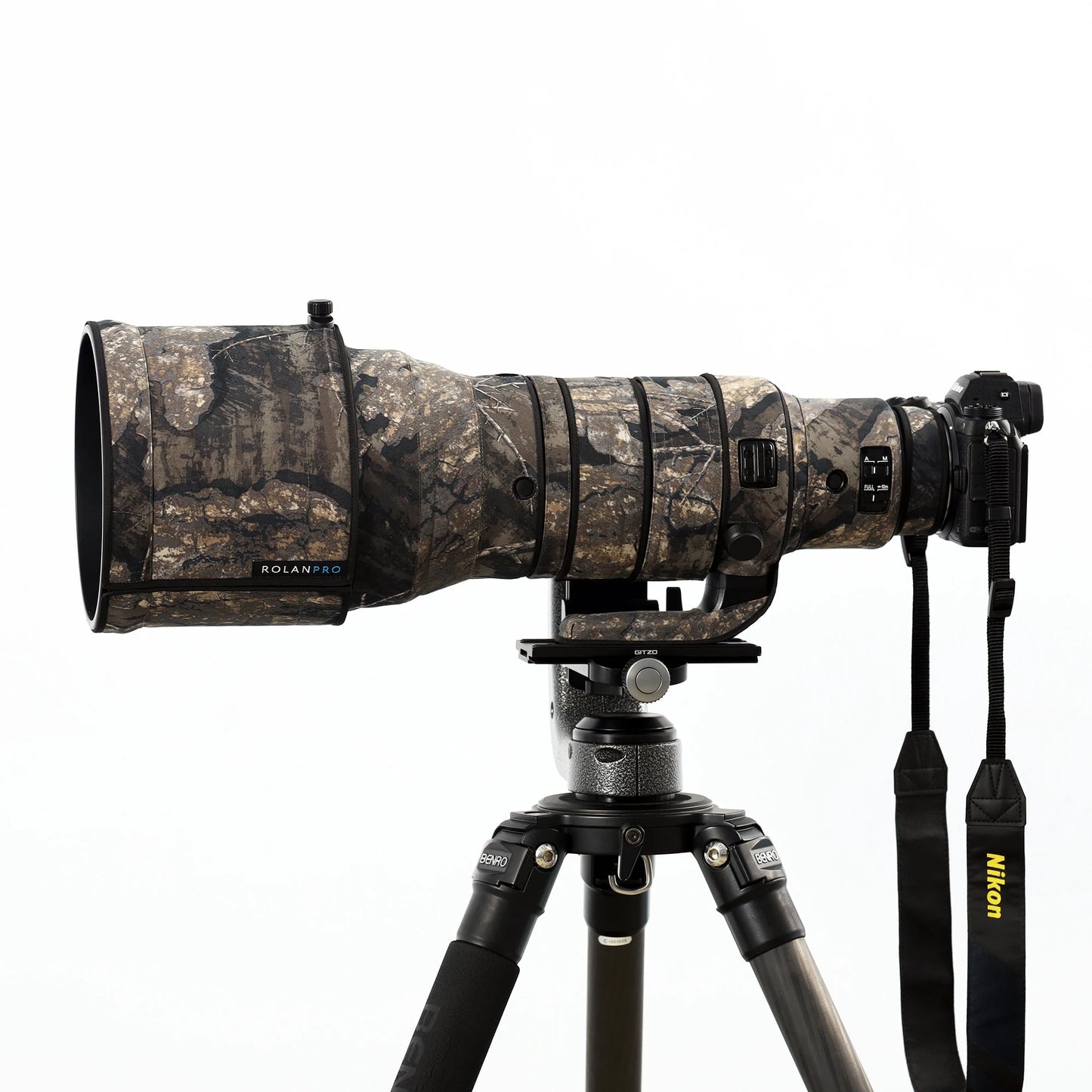 ROLANPRO Waterproof Lens Coat for Nikon Z 400mm F2.8 TC VR S Lens Protective Cover Case nikon Z400 2.8 Sleeve Raincover Camo