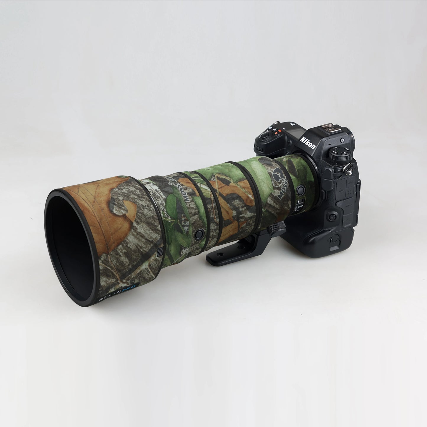 ROLANPRO Waterproof Lens Camo Coat for Nikon Z 400mm f4.5 VR S Rain Cover Lens Protective Cover Z400 F/4.5 Rain Cover Guns Case