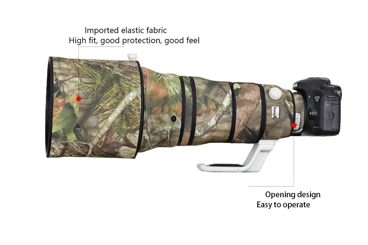 Chasing birds camouflage lens coat for CANON RF 400mm F2.8 L IS USM waterproof and rainproof lens protective cover canon rf 400