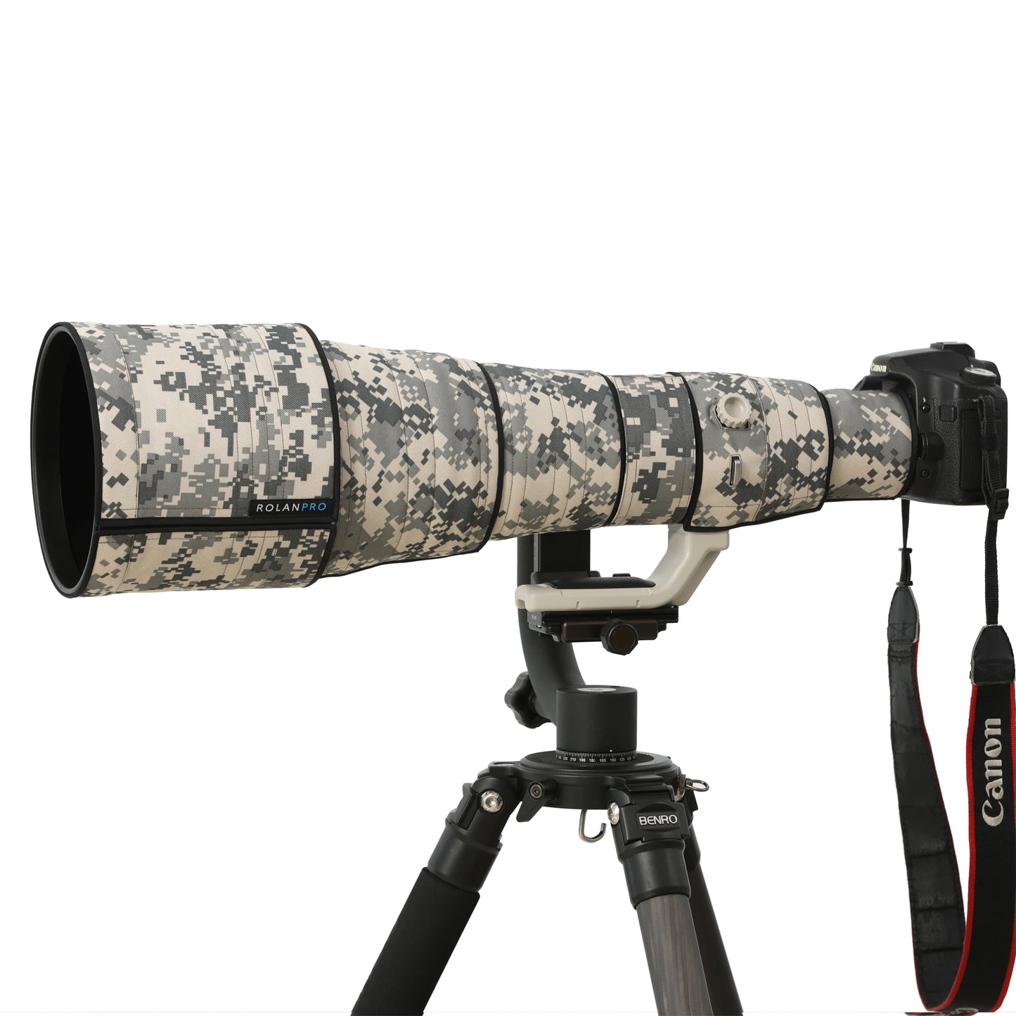 ROLANPRO Waterproof Lens Coat for Canon RF 800mm F5.6L IS USM Camouflage Lens Protective Sleeve Canon RF 800mm Guns Cover Case