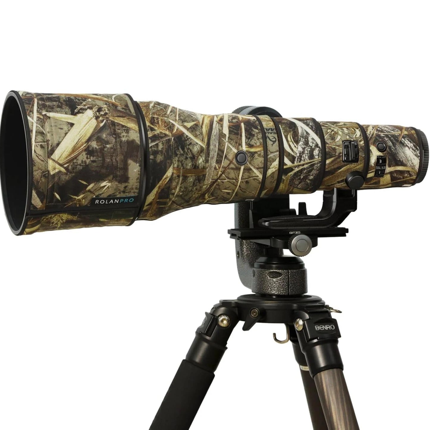 ROLANPRO Waterproof Camouflage Lens Coat for Nikon Z 800mm F/6.3 VR S Protective Sleeve Nikon Z800mm f6.3 Cover Guns Case