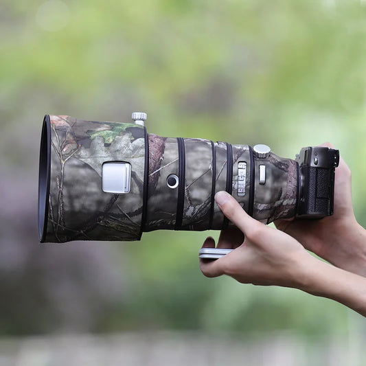 CHASING BIRDS camouflage lens coat for Fuji XF 200 F2 R waterproof and rainproof lens protective cover fujifilm xf 200 lens camo