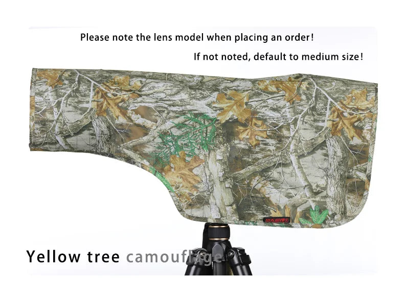 CHASING BIRDS rain coat for SIGMA 150-600 mm camouflage and waterproof rain cover Sunscreen protect size S rainproof lens cover