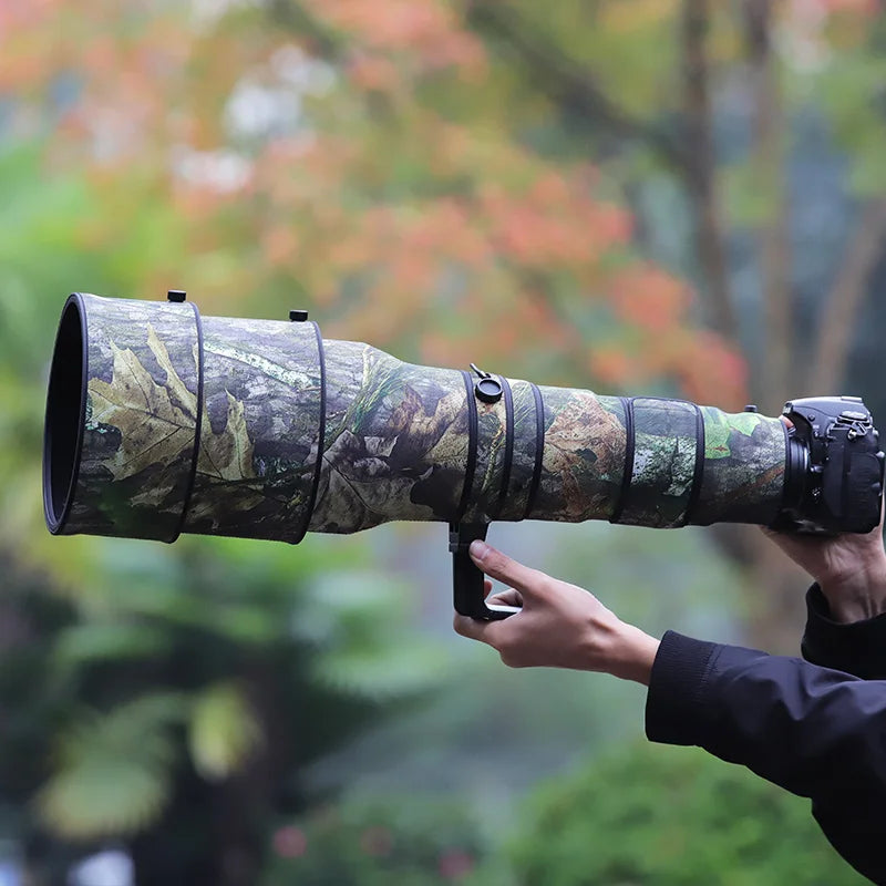 CHASING BIRDS lens coat for NIKON AF-S 600 F4 G ED VR elastic waterproof and rainproof camouflage lens coat protective cover