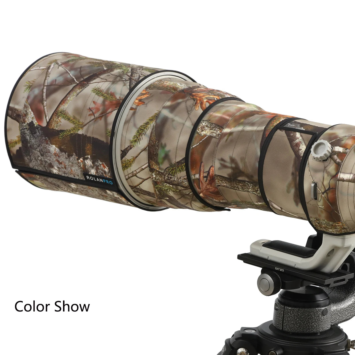 ROLANPRO Camouflage Lens Coat for Canon EF 400mm F/2.8 L USM Without Image Stabilization I Generation DSLR Camera Bag
