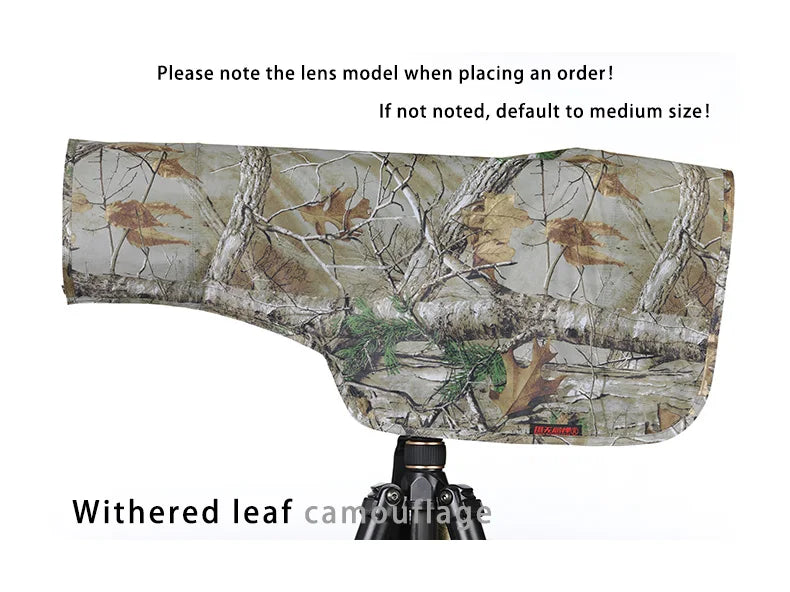CHASING BIRDS rain coat for CANON RF 200-800 mm F6.3-9 IS USM camouflage and waterproof rain cover Sunscreen and UV protect M