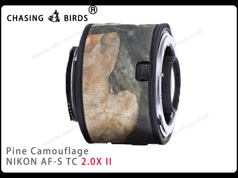 Chasing birds camouflage lens coat for NIKON AF-S teleconverter 1.4X 2.0X 1.7X waterproof and rainproof lens protective cover