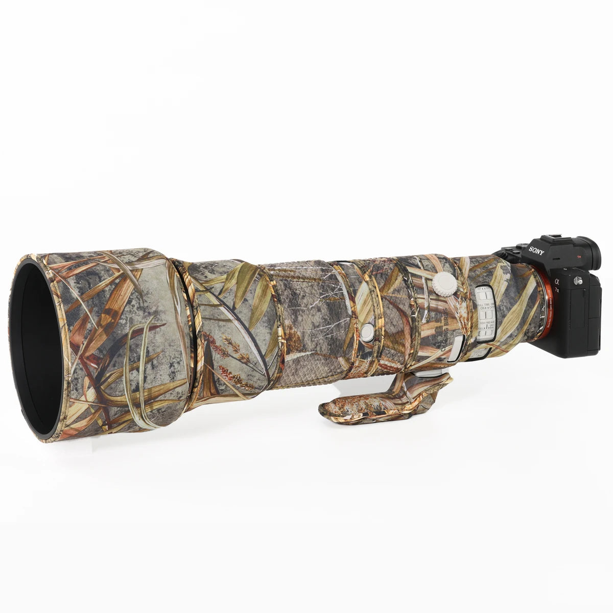 CHASING BIRDS Camouflage Waterproof Lens Coat for Sony FE 200-600mm F5.6-6.3 G OSS Rainproof Lens Protective Cover SEL 200600