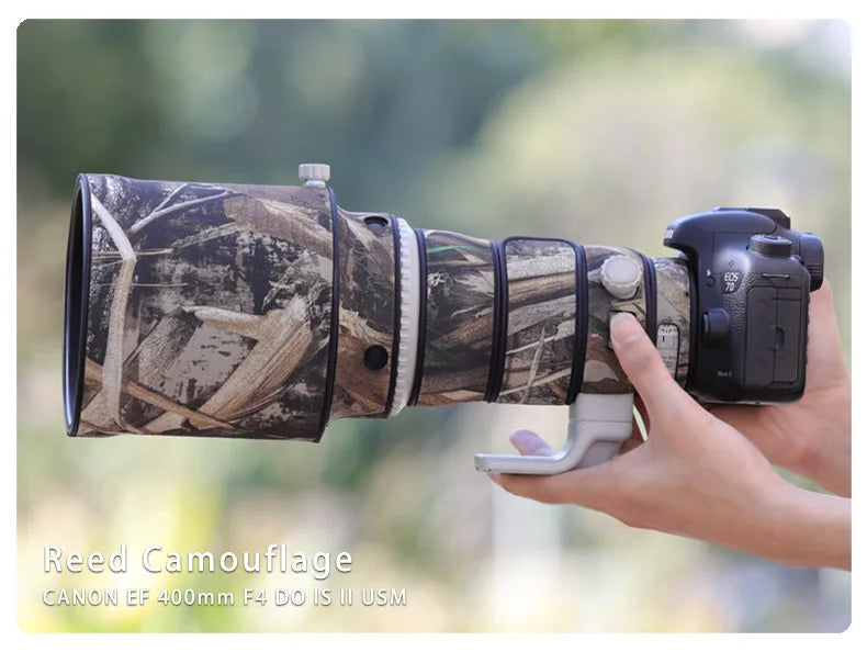 CHASING BIRDS camouflage lens coat for CANON EF 400mm F4 DO II USM waterproof and rainproof elasticity lens protective cover