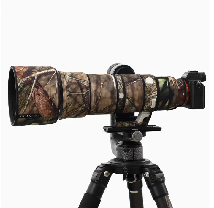 ROLANPRO Camouflage Lens Coat for Sony FE 400-800 mm F6.3-8 G OSS Waterproof Rainproof Lens Protective Cover Sony 400 800 Case