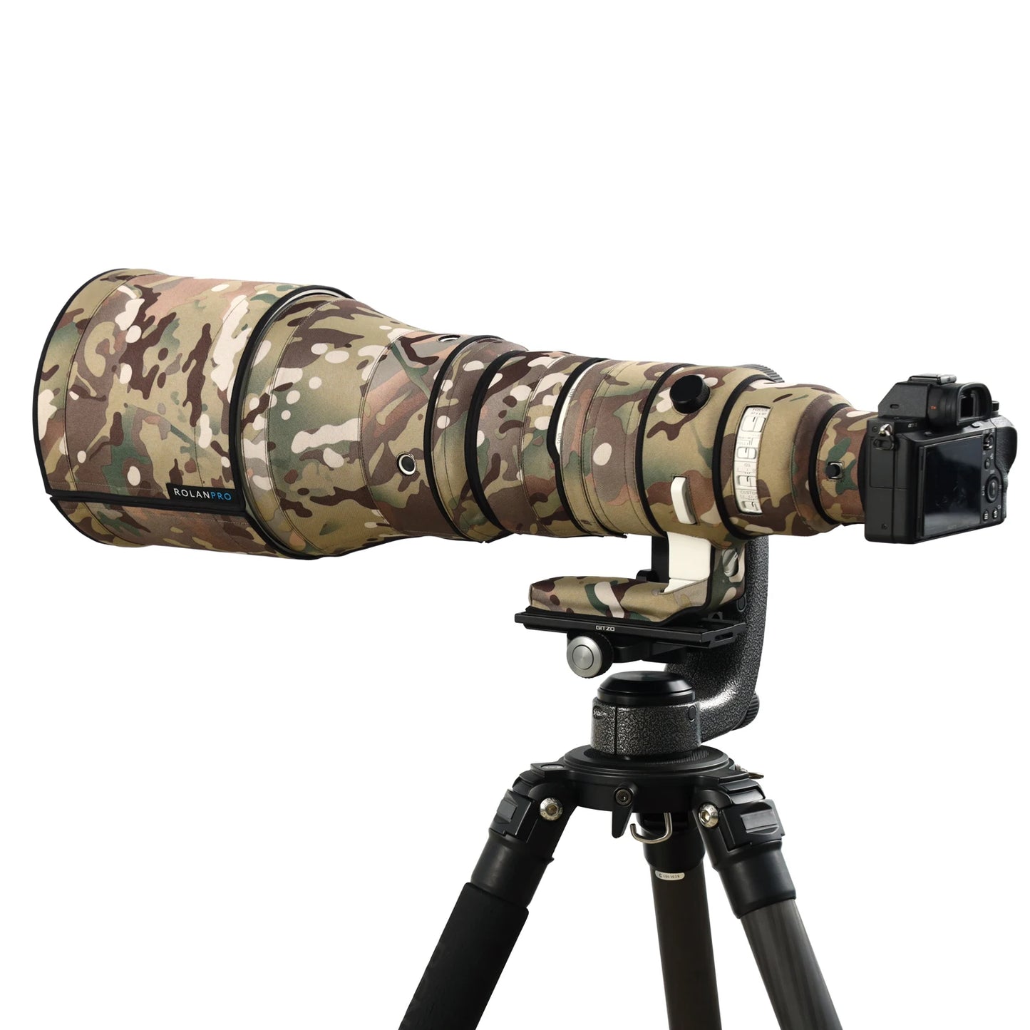 ROLANPRO Waterproof Lens Coat for Sigma 300-600mm F4 DG OS Sports Camouflage Rain Cover Protection Case Sigma 300 600 mm Cover