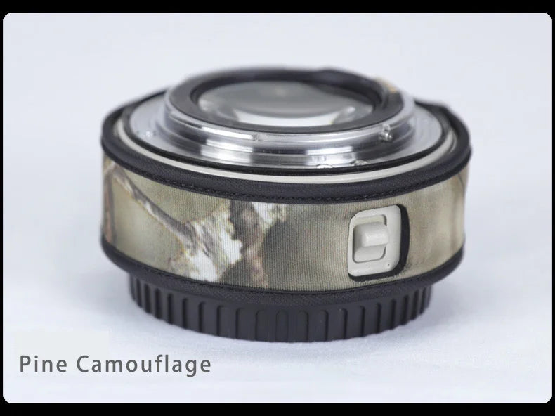 Chasing birds camouflage lens coat for CANON RF teleconverter TC 1.4X 2.0X waterproof and rainproof lens protective cover