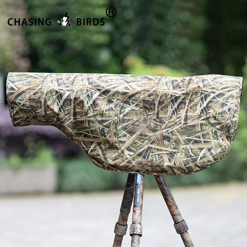 CHASING BIRDS rain coat for SIGMA 150-600 mm camouflage and waterproof rain cover Sunscreen protect size S rainproof lens cover