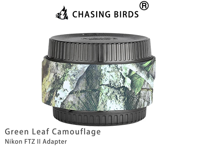 CHASING BIRDS Camouflage Waterproof Protective Coat for Nikon FTZ II Adapter rainproof cover