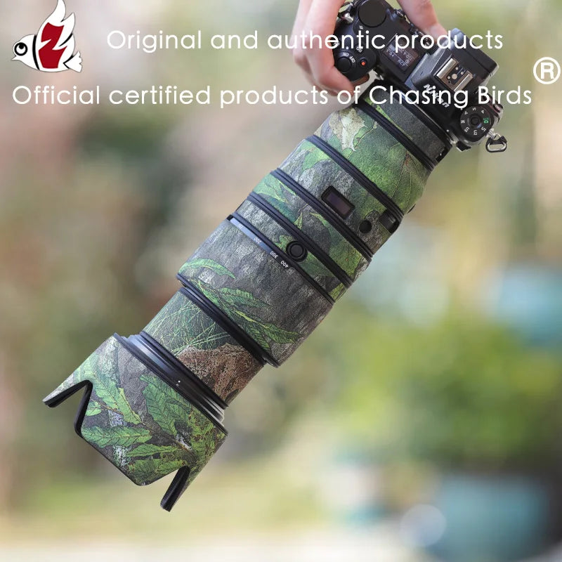 CHASING BIRDS camouflage lens coat for NIKON Z 100-400mm F4.5-5.6 VR S waterproof and rainproof protective cover nikon Z 100400