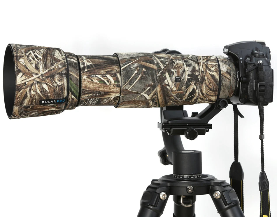 ROLANPRO Lens Cover for Nikon AF-S 200-500mm f/5.6E ED VR Lens Coat Rain Cover Guns Case Protective Sleeve Nikon 200 500mm