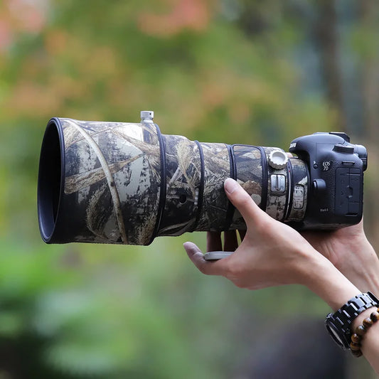 CHASING BIRDS camouflage lens coat for CANON EF 200 mm F2 L IS USM waterproof and rainproof elasticity lens protective cover