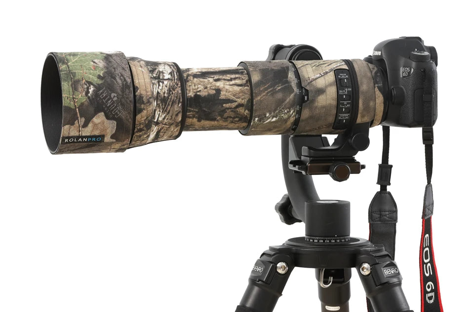 ROLANPRO Camouflage Lens Coat for SIGMA 150-600mm F5-6.3 DG OS HSM Contemporary (AF Version) Lens Protective Sleeve Guns Case