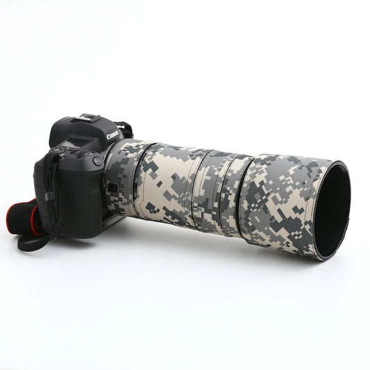 ROLANPRO Waterproof Lens Coat for Canon RF 100-400mm F5.6-8 IS USM Camouflage Rain Cover Lens Sleeve for Canon RF 100 400mm Case