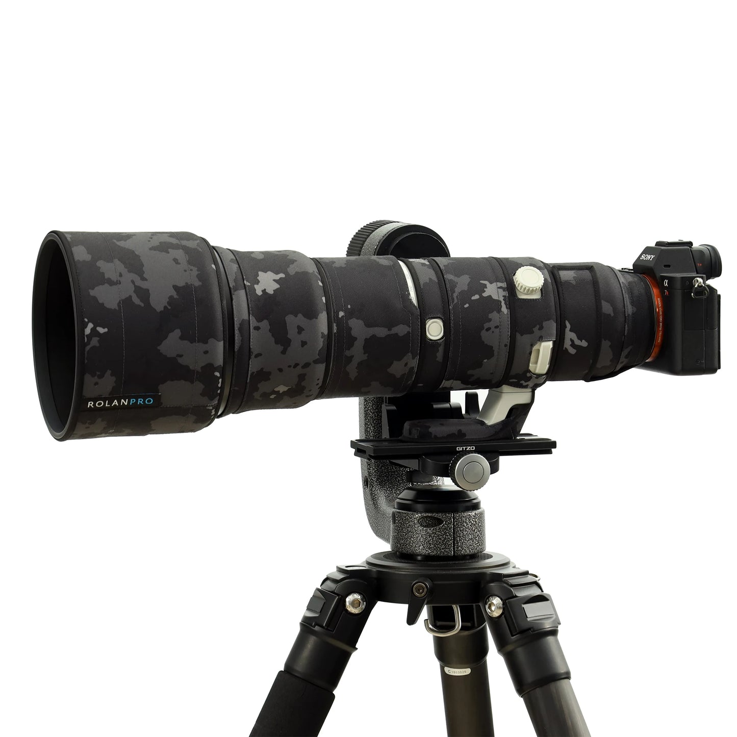 ROLANPRO Camouflage Lens Coat for Sony FE 400-800 mm F6.3-8 G OSS Waterproof Rainproof Lens Protective Cover Sony 400 800 Case