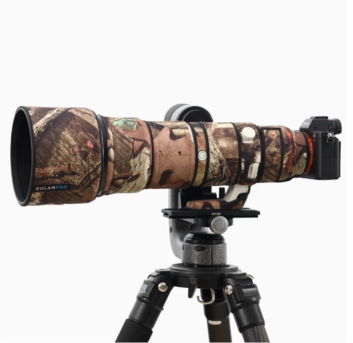 ROLANPRO Camouflage Lens Coat for Sony FE 400-800 mm F6.3-8 G OSS Waterproof Rainproof Lens Protective Cover Sony 400 800 Case