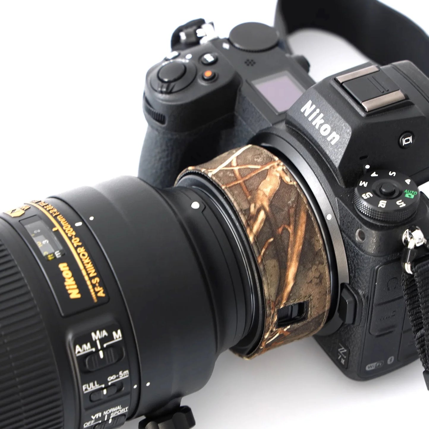 ROLANPRO Camera Lens Cover for Nikon FTZ II Adapter Ring Lens Camouflage Sleeve for Nikon Camera Lens