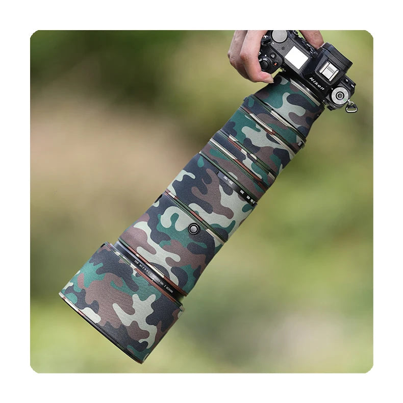 CHASING BIRDS camouflage lens coat for Nikon Z 180-600 mm F 5.6-6.3 VR waterproof and rainproof lens protective cover NIKKOR