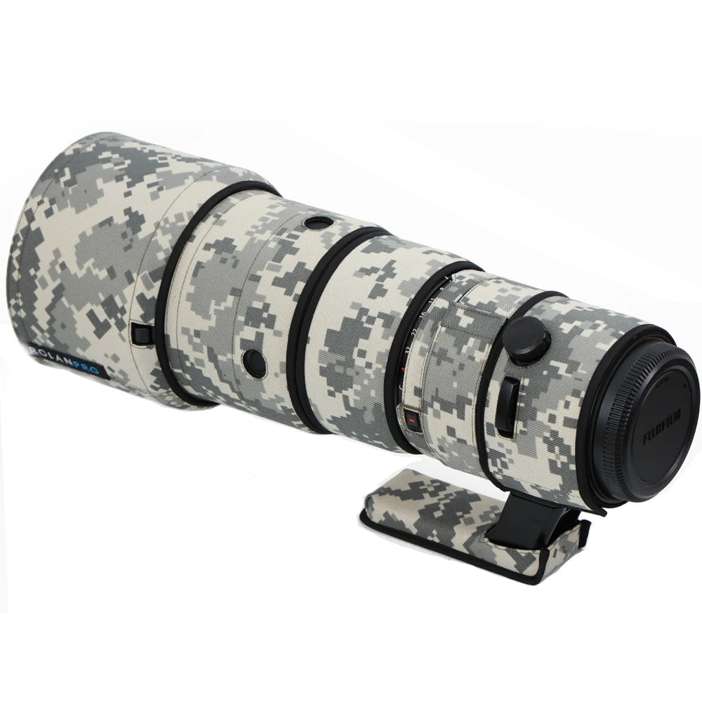 ROLANPRO Waterproof Lens Coat for FUJI FUJINON GF 500mm F5.6R LM OIS WR Camouflage Lens Cover Guns Protective Case Sleeve