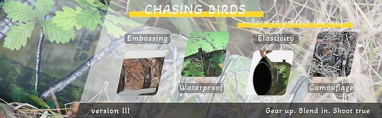 Chasing Birds Lens Cover