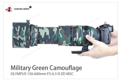 CHASING BIRDS camouflage lens coat for OLYMPUS 150-600mm F5-6.3 IS ED MSC waterproof and rainproof lens sleeve protective cover