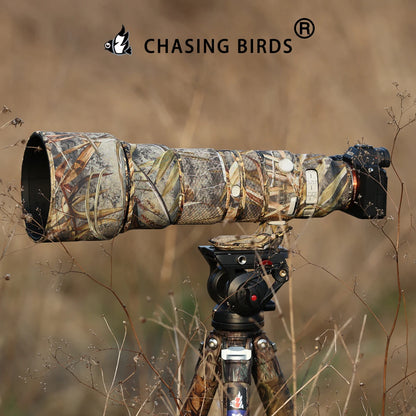 CHASING BIRDS camouflage lens coat for SONY 400-800 mm F6.3-8 G OSS waterproof and rainproof lens protective cover SEL 400 800