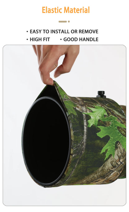 CHASING BIRDS Camouflage Waterproof Lens Coat for TAMRON 50-400mm F4.5-6.3 DI III VC VXD A067 Rainproof Lens Protective Cover