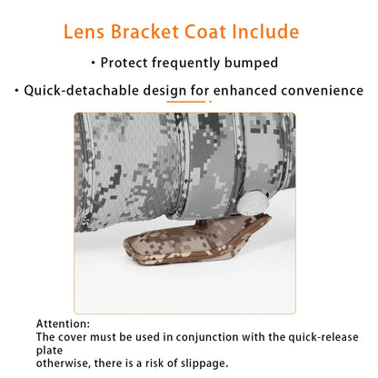 CHASING BIRDS Lens Camouflage Coat for Fujifilm 150-600mm F5.6-8 R waterproof and rainproof lens protective cover fuji 150600
