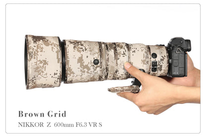 CHASING BIRDS camouflage lens coat for NIKON Z 600mm F6.3 VR S waterproof and rainproof lens protective cover Z 600 lens cover