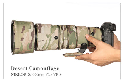 CHASING BIRDS camouflage lens coat for NIKON Z 600mm F6.3 VR S waterproof and rainproof lens protective cover Z 600 lens cover