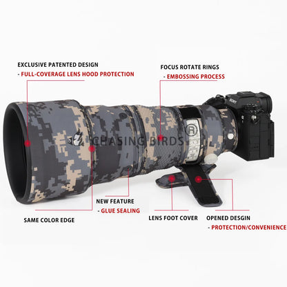 CHASING BIRDS camouflage lens coat for SONY FE 300 mm F2.8 GM OSS waterproof and rainproof lens protective cover sony 300 f2.8