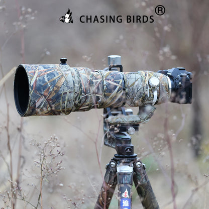 CHASING BIRDS camouflage lens coat for Olympus M.ZUIKO 150-400mm F4.5 TC 1.25X IS PRO waterproof OM system150 400 mm lens cover