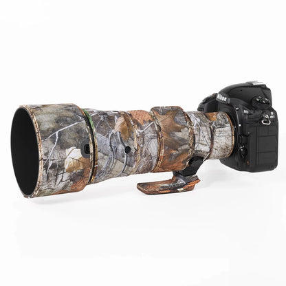 CHASING BIRDS camouflage lens coat for NIKON AF-S 500mm F5.6 E PF waterproof and rainproof 500 elastic lens protective cover