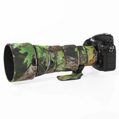 CHASING BIRDS camouflage lens coat for NIKON AF-S 500mm F5.6 E PF waterproof and rainproof 500 elastic lens protective cover