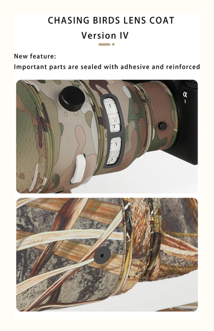 CHASING BIRDS camouflage lens coat for NIKON Z 100-400mm F4.5-5.6 VR S waterproof and rainproof protective cover nikon Z 100400