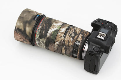 ROLANPRO Waterproof Lens Coat for Canon RF 100mm F2.8 L MACRO IS USM Camouflage Lens Protective Sleeve Canon RF 100mm Lens Case