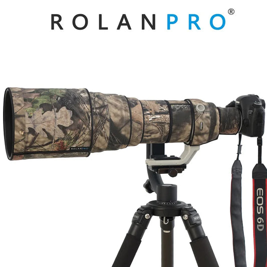 ROLANPRO Lens Coat for Canon EF 600mm f/4 L IS USM Lens Anti Shake I Camouflage Lens Cover Rain Cover Lens Sleeve Guns Case