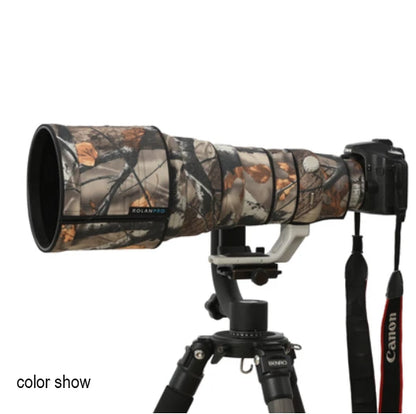 ROLANPRO Waterproof Lens Camouflage Coat for Canon EF 400mm F/2.8 L IS III USM Lens Protective Cover Guns Case Photography Cover