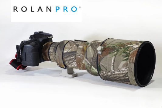 ROLANPRO Camouflage Lens Coat for Canon EF 300mm f/2.8 L IS USM Lens Case Camera Lens Protective Sleeve Rain Cover