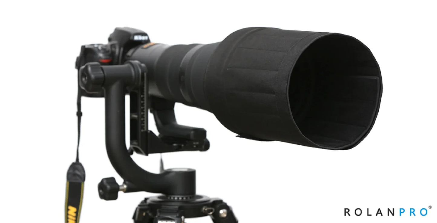 ROLANPRO Telephoto Lens Folding Hood for Canon Nikon Sigma Tamron 200mm f/2, 300mm f/2.8, 200-400mm 400mm f/2.8, 600/f4 500/f4