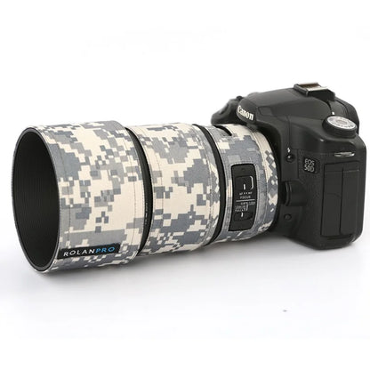 ROLANPRO Lens Coat for SIGMA 135mm F1.8 DG ART Camouflage Rain Cover Lens Protective Sleeve Guns Case Photography Clothing