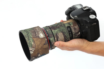 ROLANPRO Waterproof Lens Coat for Canon EF 200mm f2.8L II USM Camouflage Rain Cover Lens Sleeve Guns Case Photography Clothing