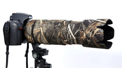 ROLANPRO Waterproof Lens Camouflag Coat for Nikon AFS 80-400mm F4.5-5.6 G ED VR Lens Cover Case Protective Sleeve Rain Cover