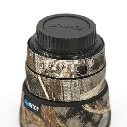 ROLANPRO Lens Camouflage Coat for Canon EF 50mm f1.4 USM Rain Cover Lens Sleeve Guns Case Photography Clothing
